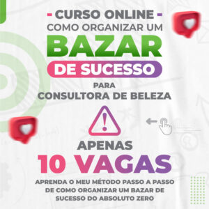 Curso como Organizar um Bazar de Sucesso